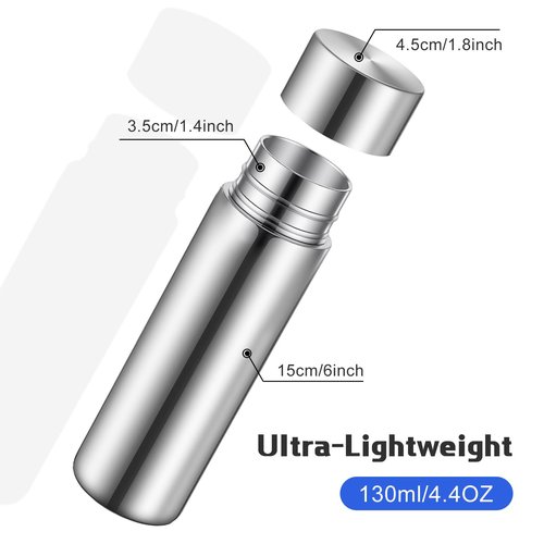 Acellegic 12 Pcs Mini Stainless Steel Insulated Bottles Bulk 4.4 oz Tiny Water Bottles Portable Pocket Purse Slim Thermal Hot and Cold for Travel Sport Camping Coffee Women Lunch Bag