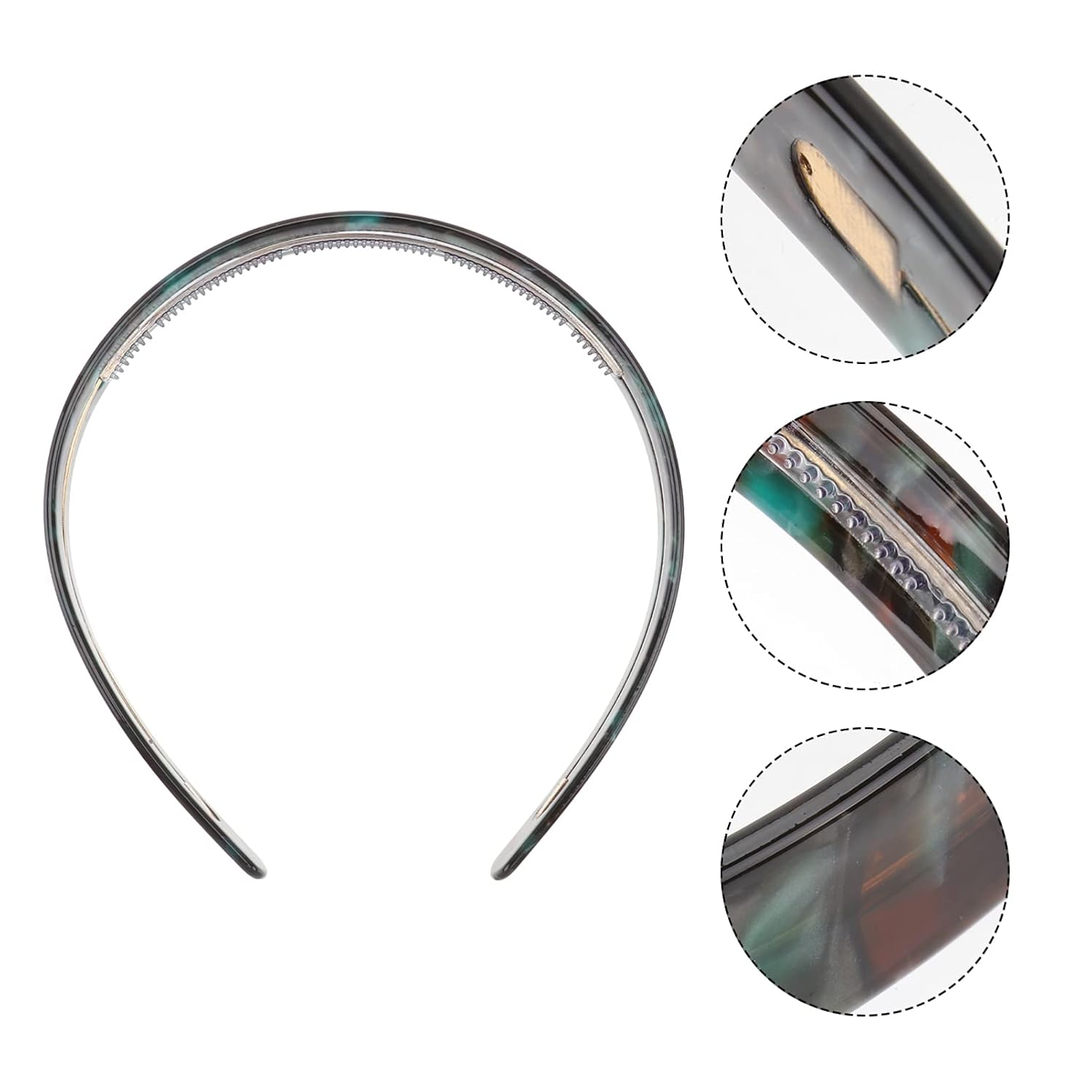 Uonlytech Hawksbill Pattern Headband - Non-Slip Hair Wrap Strips & Face Hairband | Stylish Hair Accessory
