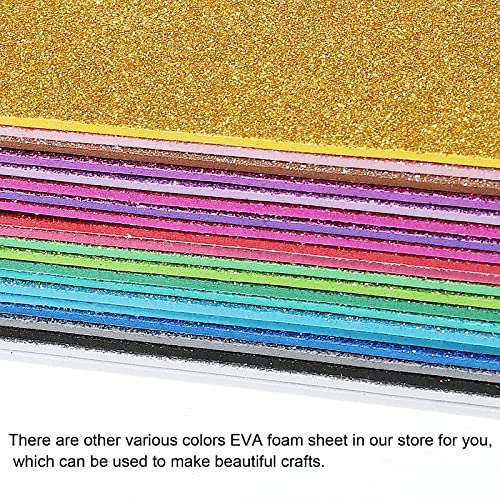 PATIKIL Pink Glitter Foam Sheets for DIY Crafts - Pack of 5