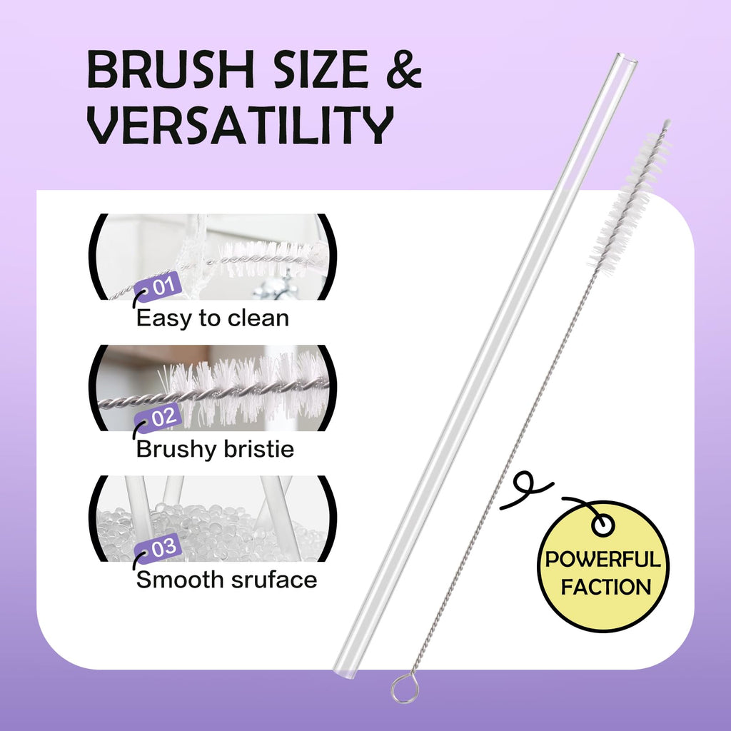 Straw Replacement Compatible with Corkcicle 40 oz,Reusable Plastic And BPA Free,6Straws And 1Brush