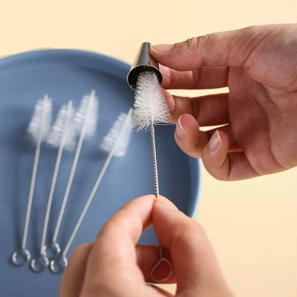 18Pcs Large Piping Tips and Couplers Set for Piping Bgs, Stainless Steel Cake Decorating Piping Tips for Cupcake Puff Cookie - 2Pcs Cleaning Brush