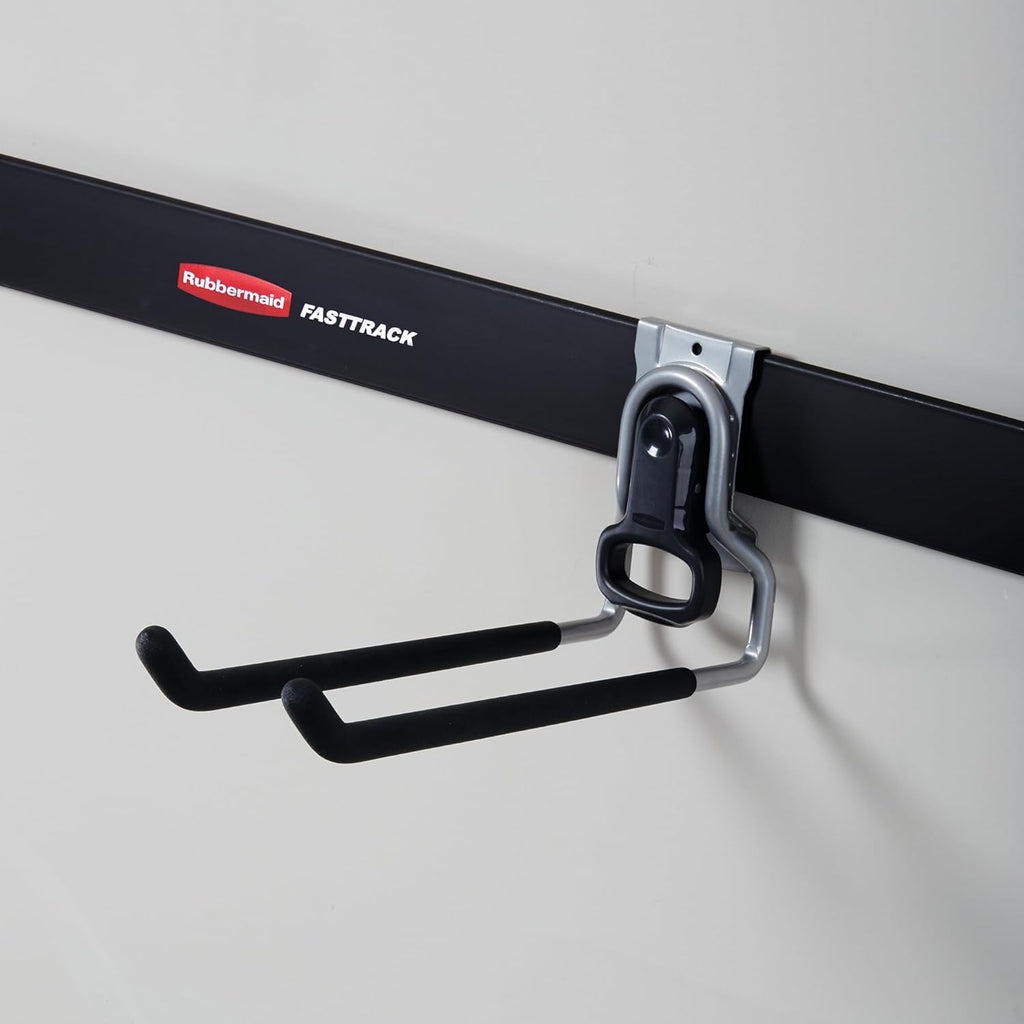 Rubbermaid Multi Hook Garage Storage System - Wall Mounted Utility Hooks (2 Pack)