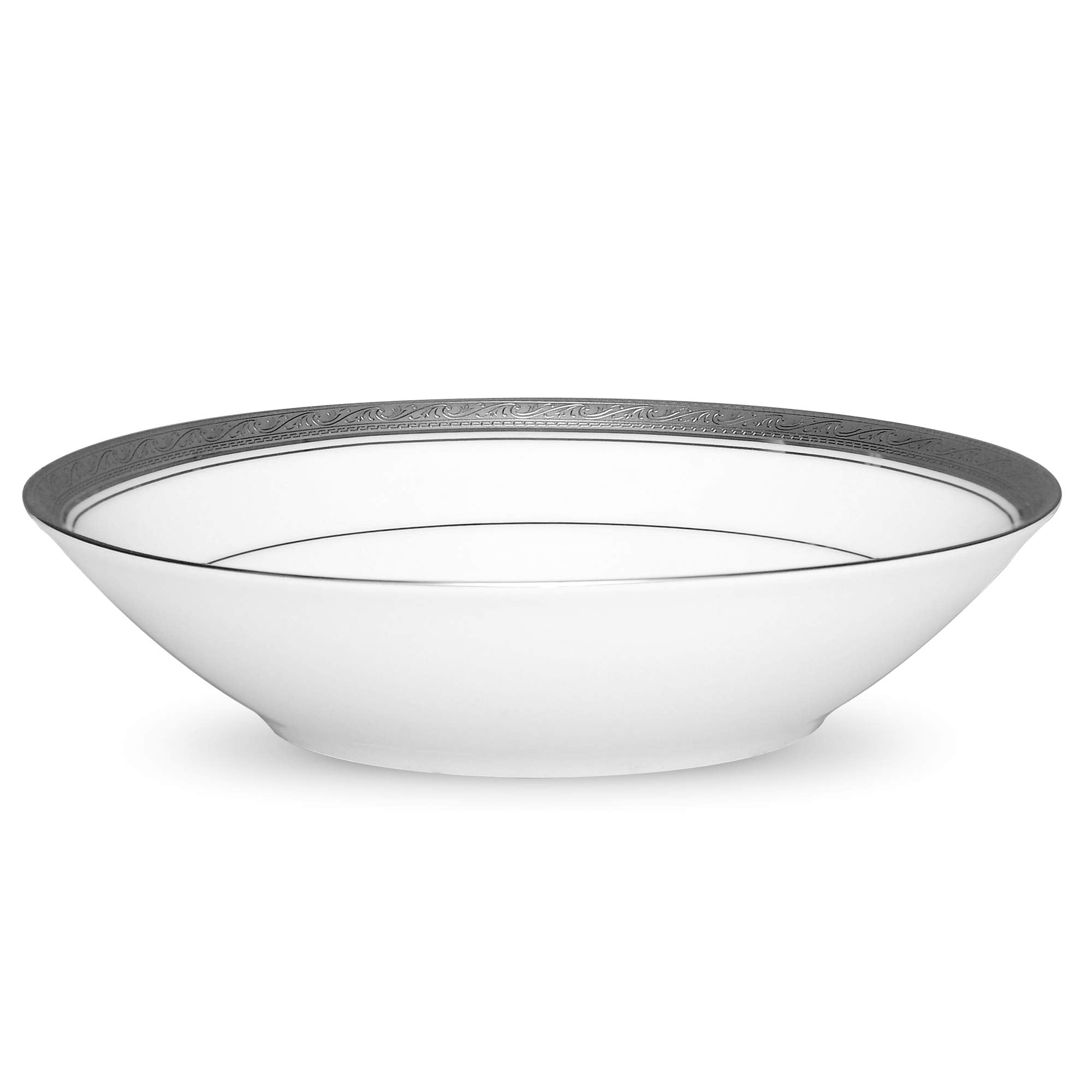 Noritake Crestwood Platinum Set of 4 Soup Bowls, 7.5", 12 oz.