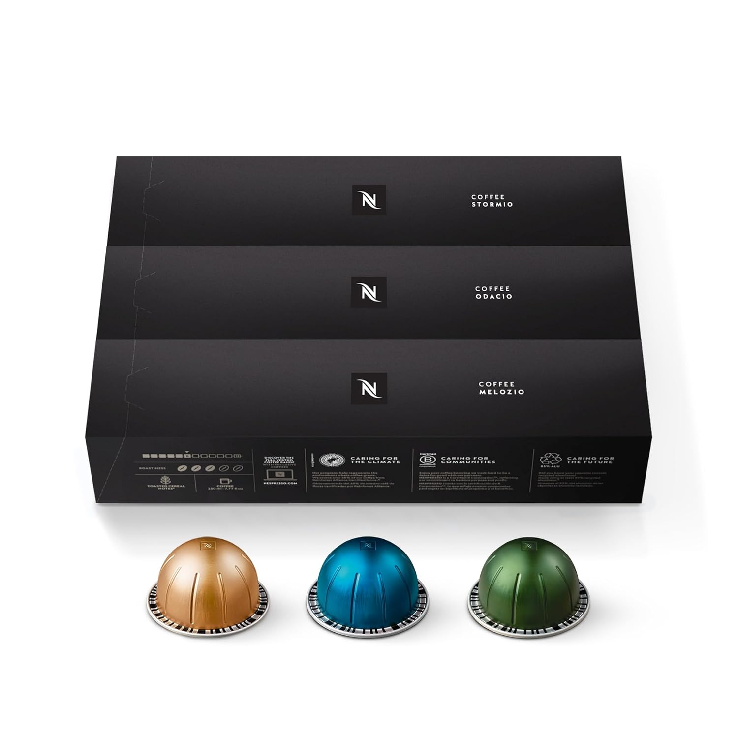 Nespresso Vertuo Coffee Capsules - Variety Pack of Medium & Dark Roast - 30 Count Pods