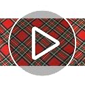 Christmas Red Plaid Cabinet Curtains with Ruffles - 35 x 35 Inches - VitalCozy Variation