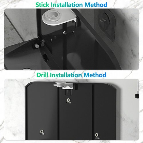 Commercial Paper Towel Dispenser Holder Wall Mount, Multi-fold Trifold C Fold Hand Towel Dispenser, Bathroom Paper Towel Dispenser, Toilet Paper Napkin Holder