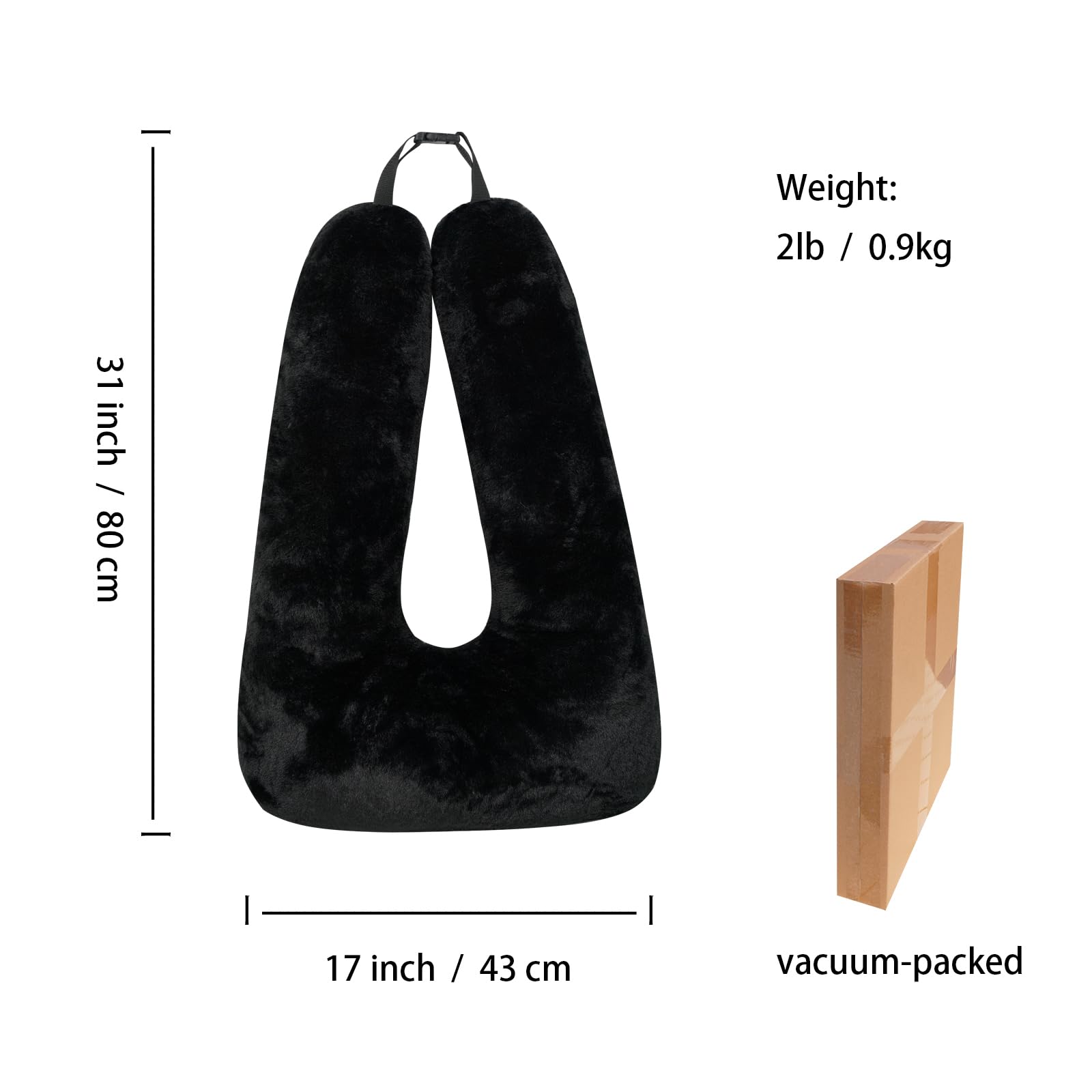Atablyn Kids Neck Pillow for Travel Provides Double Support to The Head and Neck in Any Sleeping Position on Flights, Car, and at Home, Comfortable Airplane Travel Pillow
