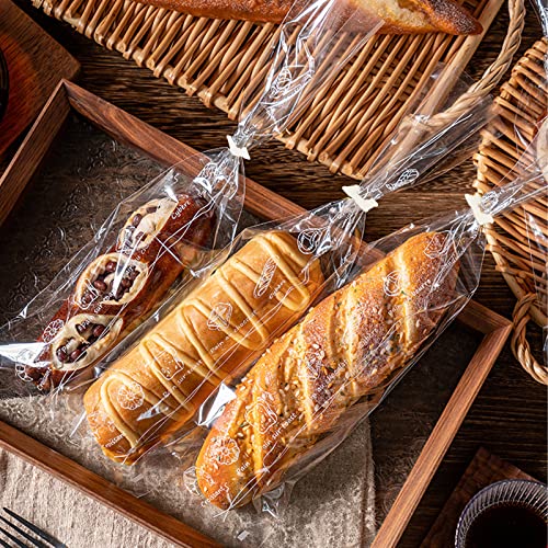 100 Reusable Plastic Bread Bag Clips - Keep Food Fresh 7/8"