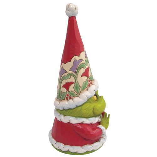 Enesco Jim Shore Dr. Seuss The Grinch Gnome with a Large Heart Figurine, 7.25 Inch, Multicolor