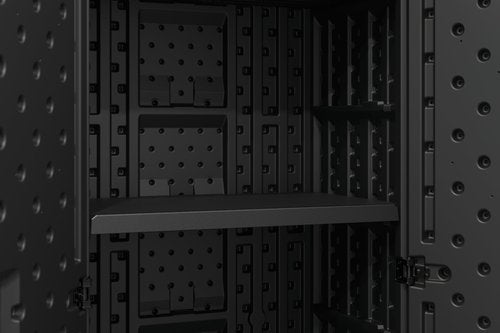 Suncast Tall Garage Storage Cabinet Shelf, Compatible with Models BMC7200 & BMC3600, Black