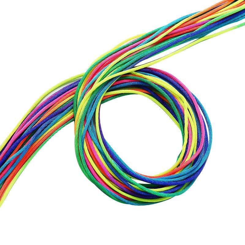 Gryshanyun Gradient Hair Ties - 32Pcs Nylon Ribbons for Braids