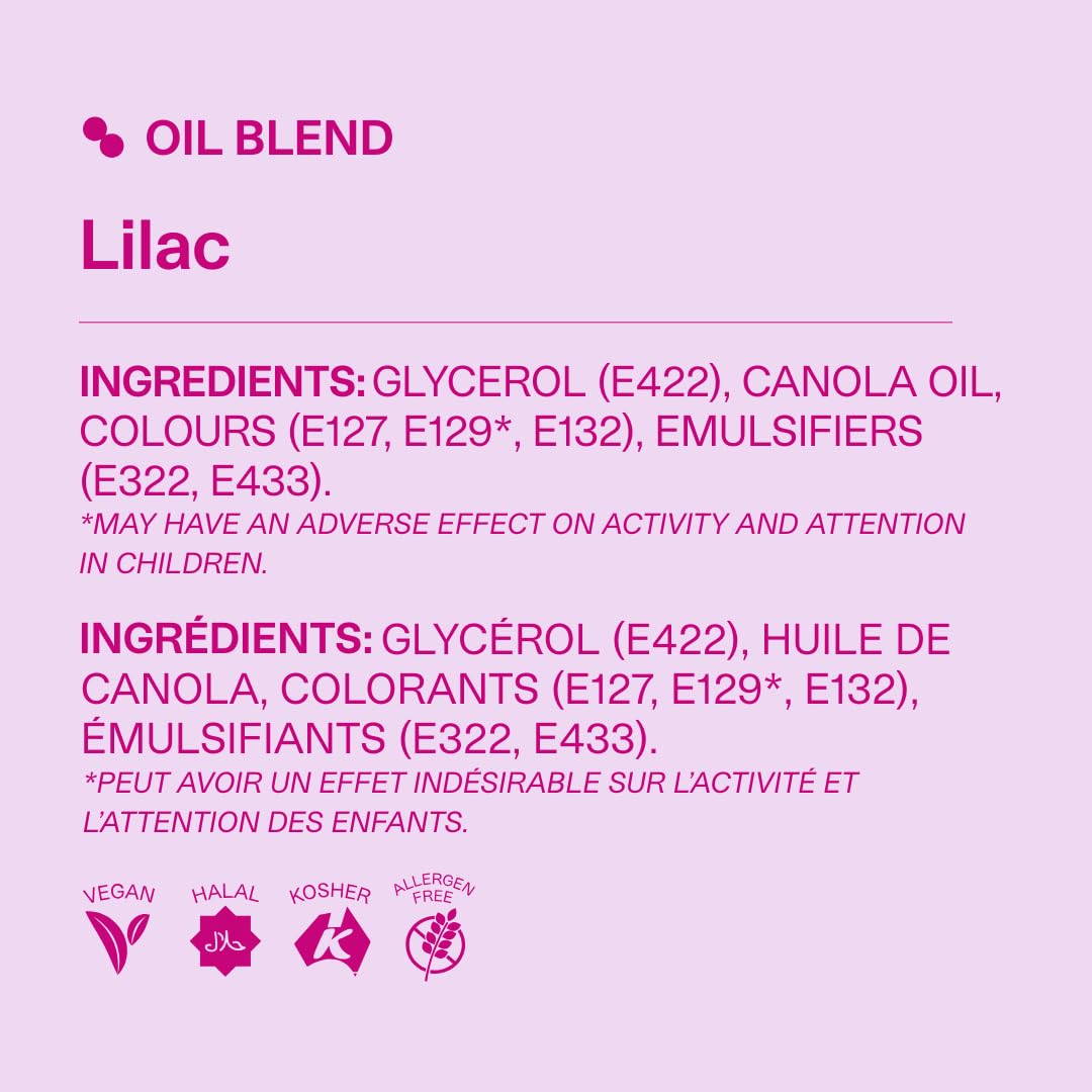 Colour Mill Oil-Based Food Coloring - Vibrant Lilac Shade | 20 Milliliters for Baking & Decorating