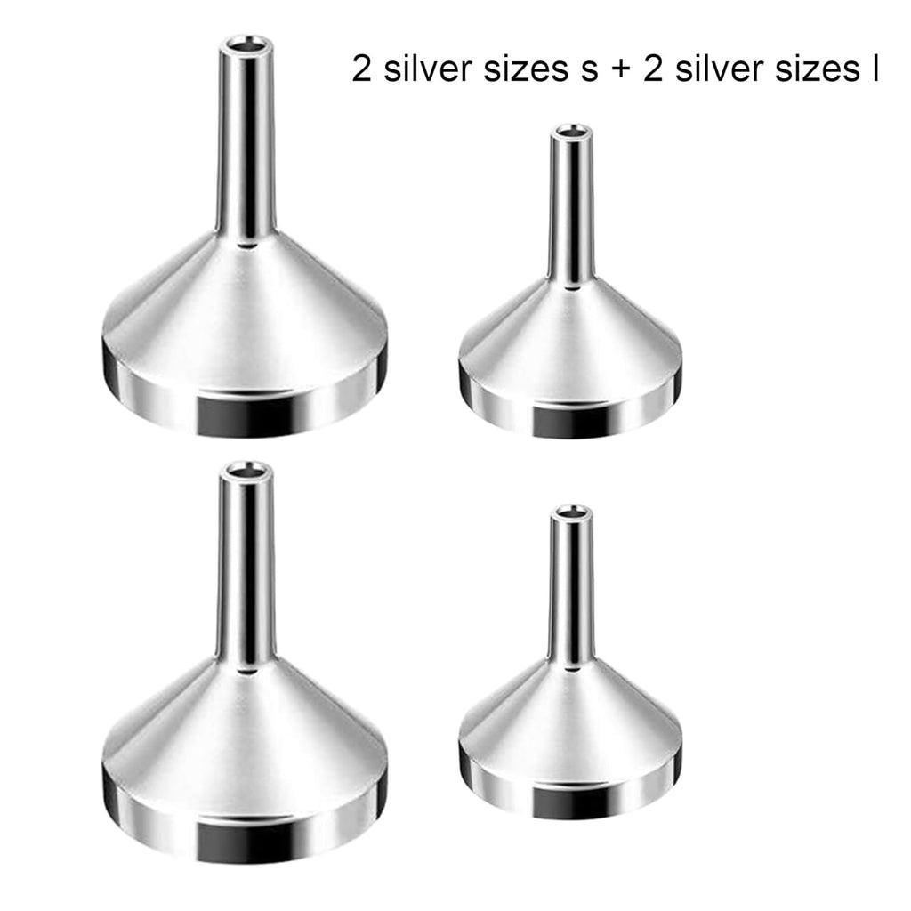 Skiennix Mini Metal Funnel - Leakproof Design for Essential Oils & Perfumes | Compact Liquid Transfer Tool