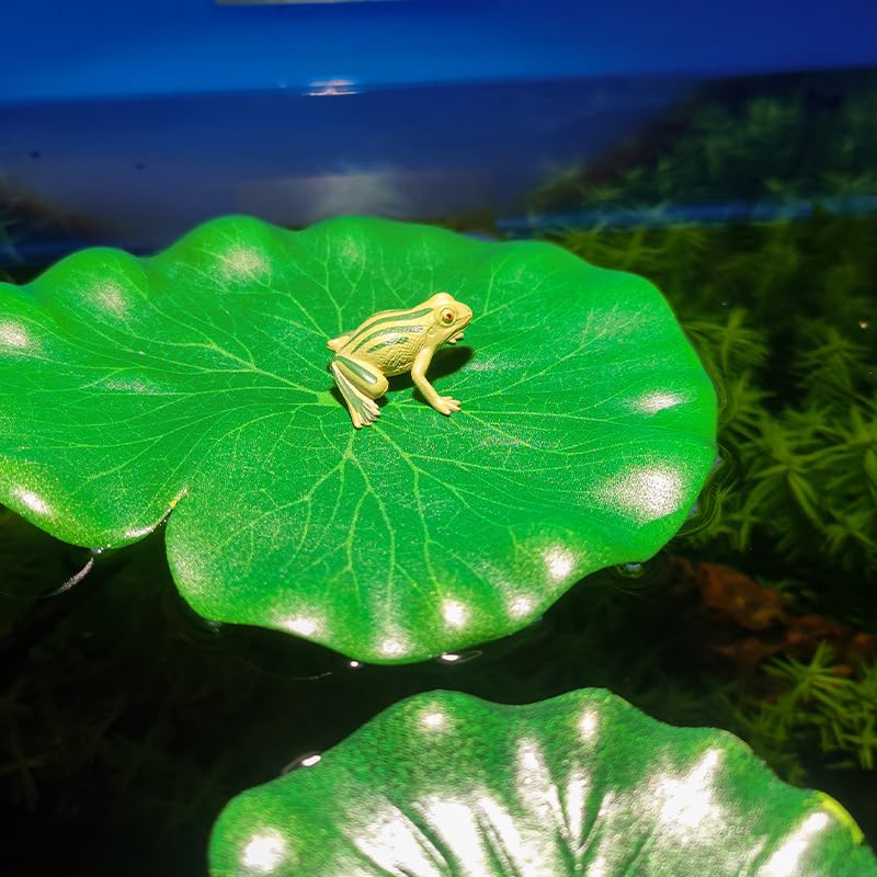 8Pcs Artificial Floating Lily Pads for Pond & Pool Decor