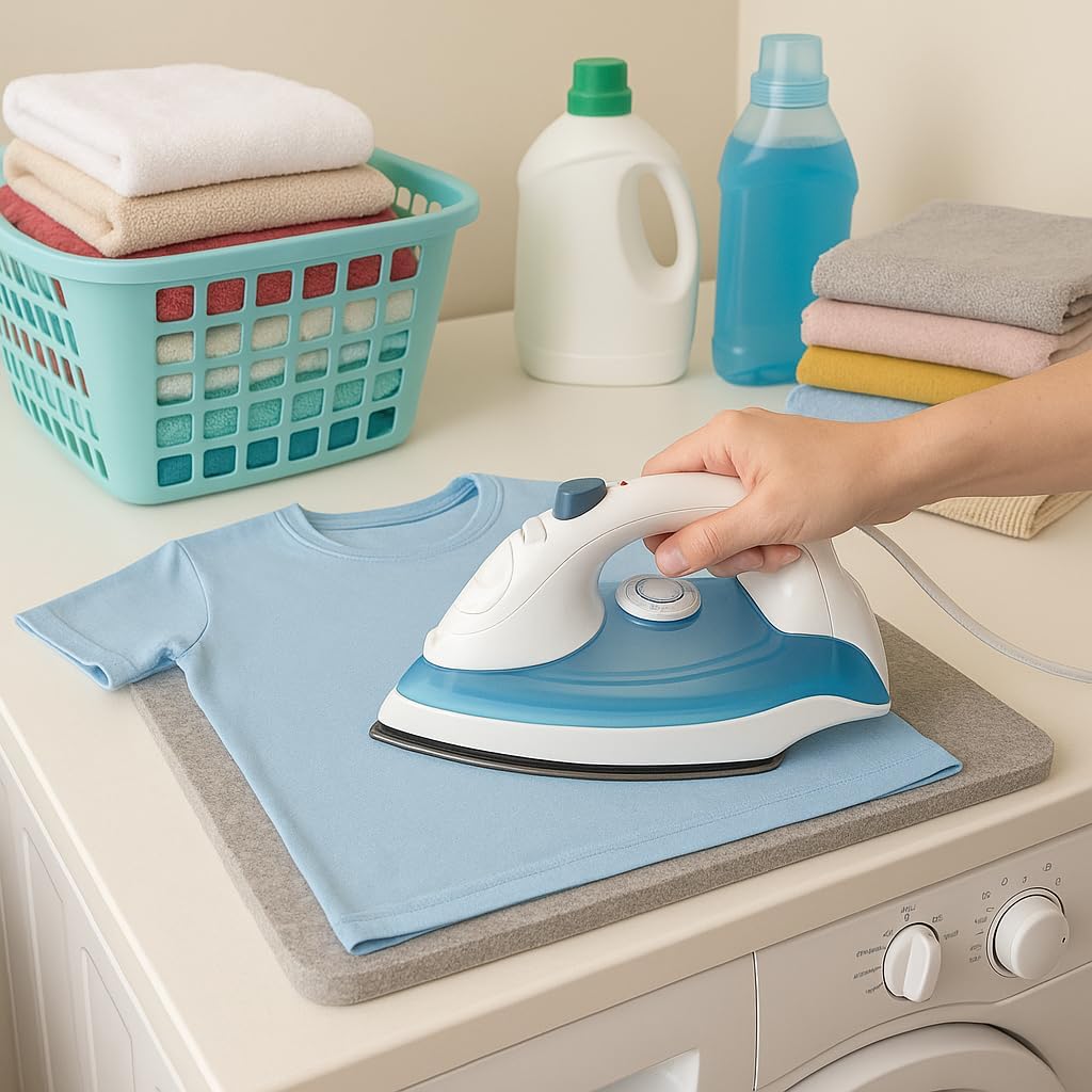 Wool Ironing Mat - Portable Pressing Pad | Ironing Board Alternative for Quilting & Travel (11.5" x 14.5")