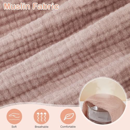 Muslin Bassinet Sheets 2-Pack for Baby | Soft & Breathable Fitted Sheets