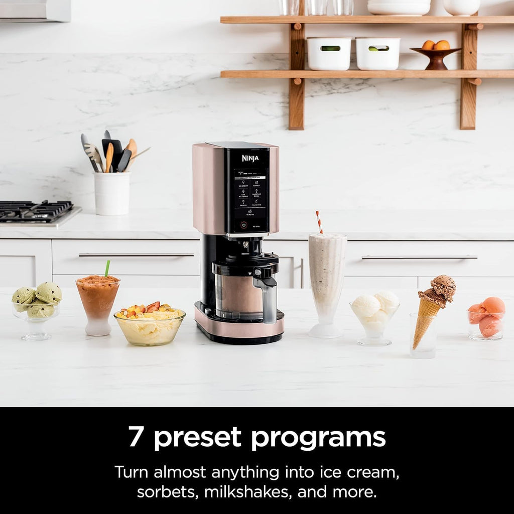 Ninja NC301 CREAMi - Versatile Ice Cream & Gelato Maker with 7 One-Touch Programs - Lavender