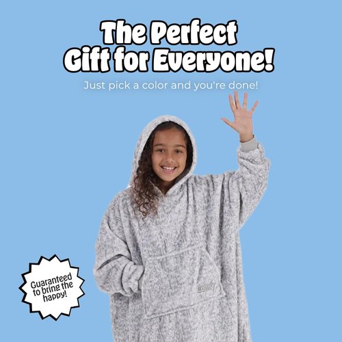 THE COMFY Dream Jr for Kids | Lightweight Microfiber Fleece Wearable Blanket with Hood & Pocket | Seen on Shark Tank