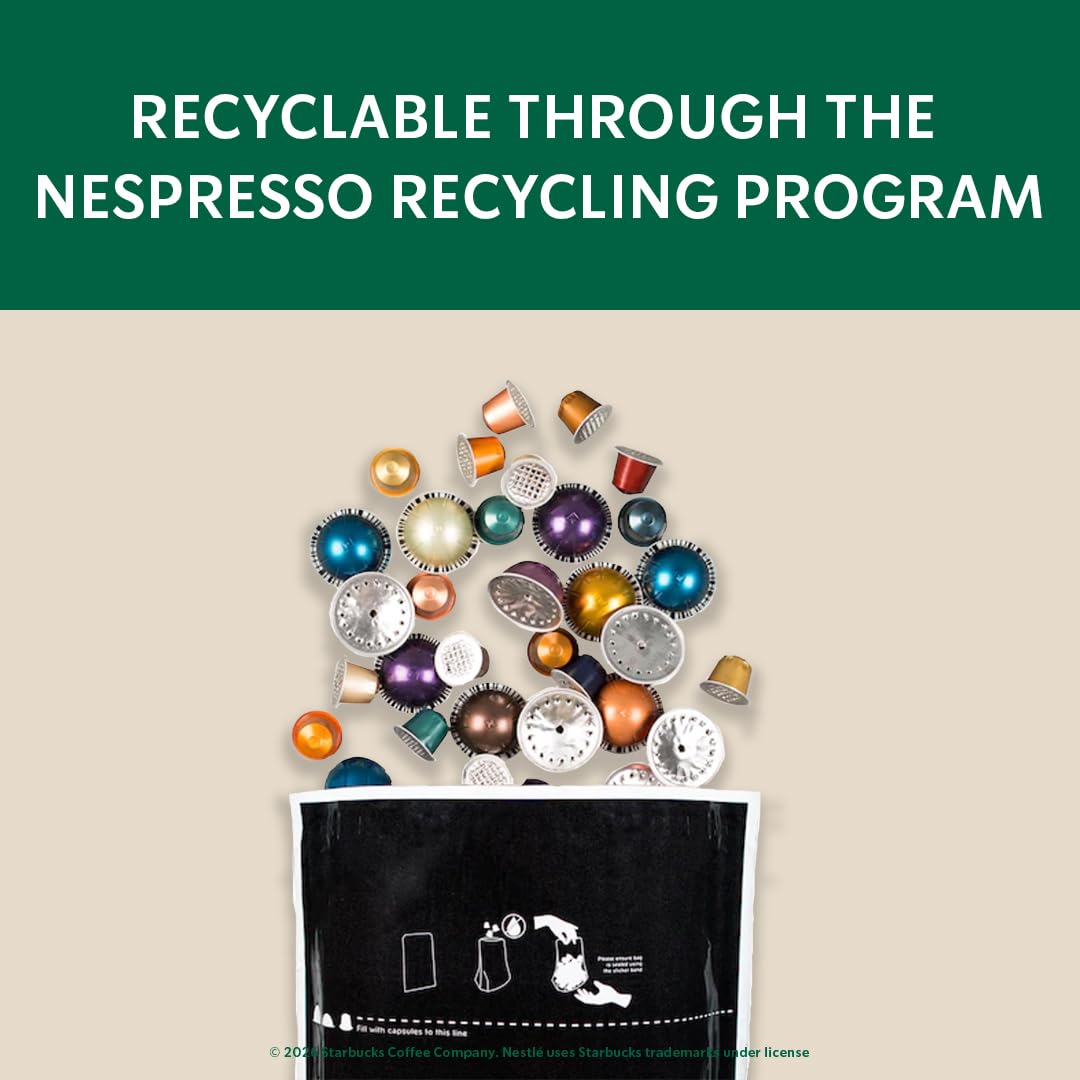 Starbucks by Nespresso Vertuo Coffee Pods - Pike Place Medium Roast, 30-Count, 7.8 oz Brews