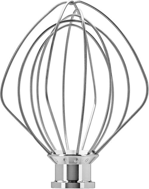 Stainless Steel Replacement Parts 5QT Bowl and 3 Pieces Attachments Wire Whip, Flat Beater with silicone edges, Dough Hook,Compatible with KitchenAid 4.5-5 Qt Tilt Head Stand Mixer K45, K45SS
