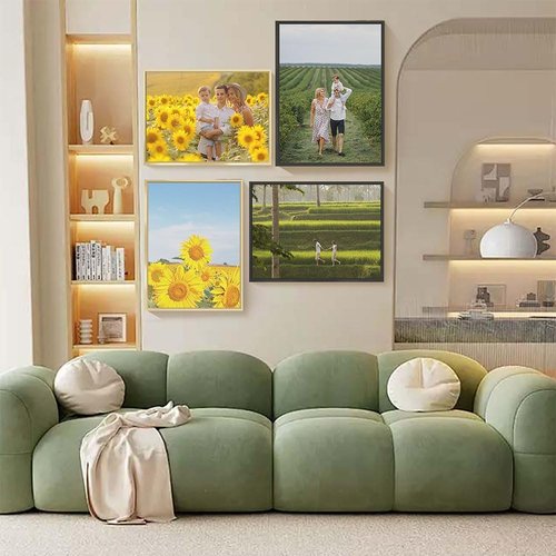 Canvas Prints - Custom Photo Wall Art with Black Metal Frame | Ideal Home Décor & Gifts (16x12)