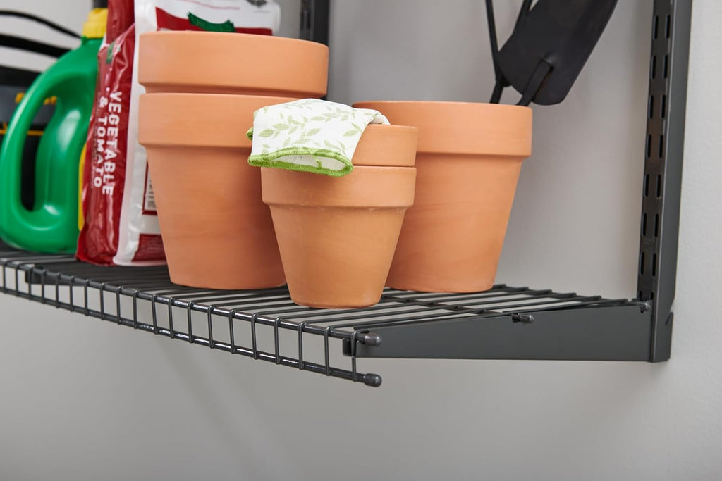 Rubbermaid Fasttrack Rail Storage - 3-Shelf Kit for Home & Garage Organization | 36"x12", 350 lbs Capacity