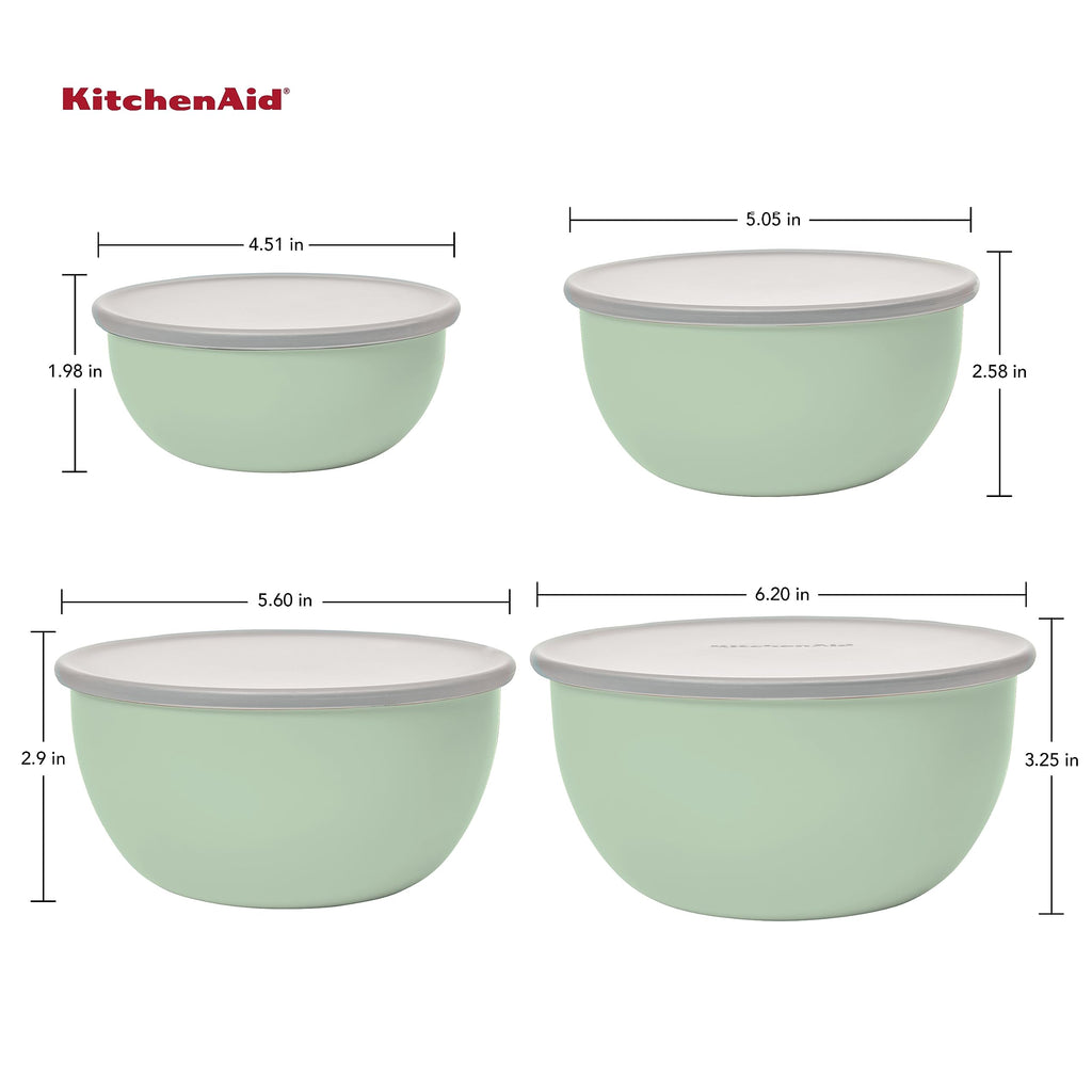 KitchenAid Prep Bowls with Lids, Set of 4