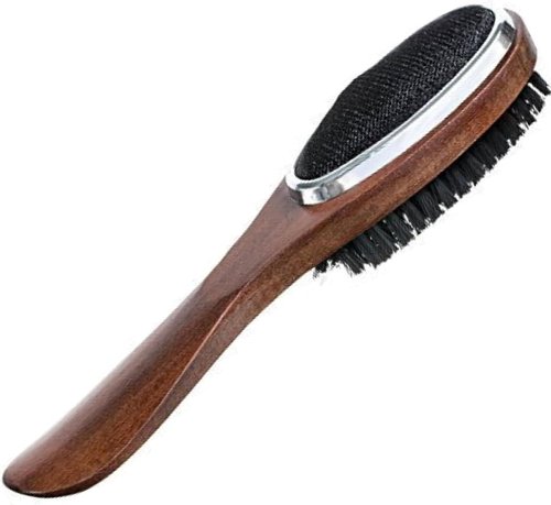 Home-it 3-in-1 Clothes Brush - Garment Care Lint Remover & Shoe Horn for All Fabrics