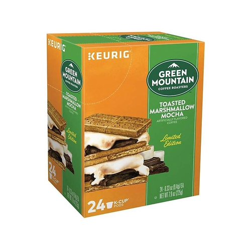 Green Mountain Coffee Roasters Toasted Marshmallow Mocha | Flavored Light Roast K-Cup Pods - 24 Count