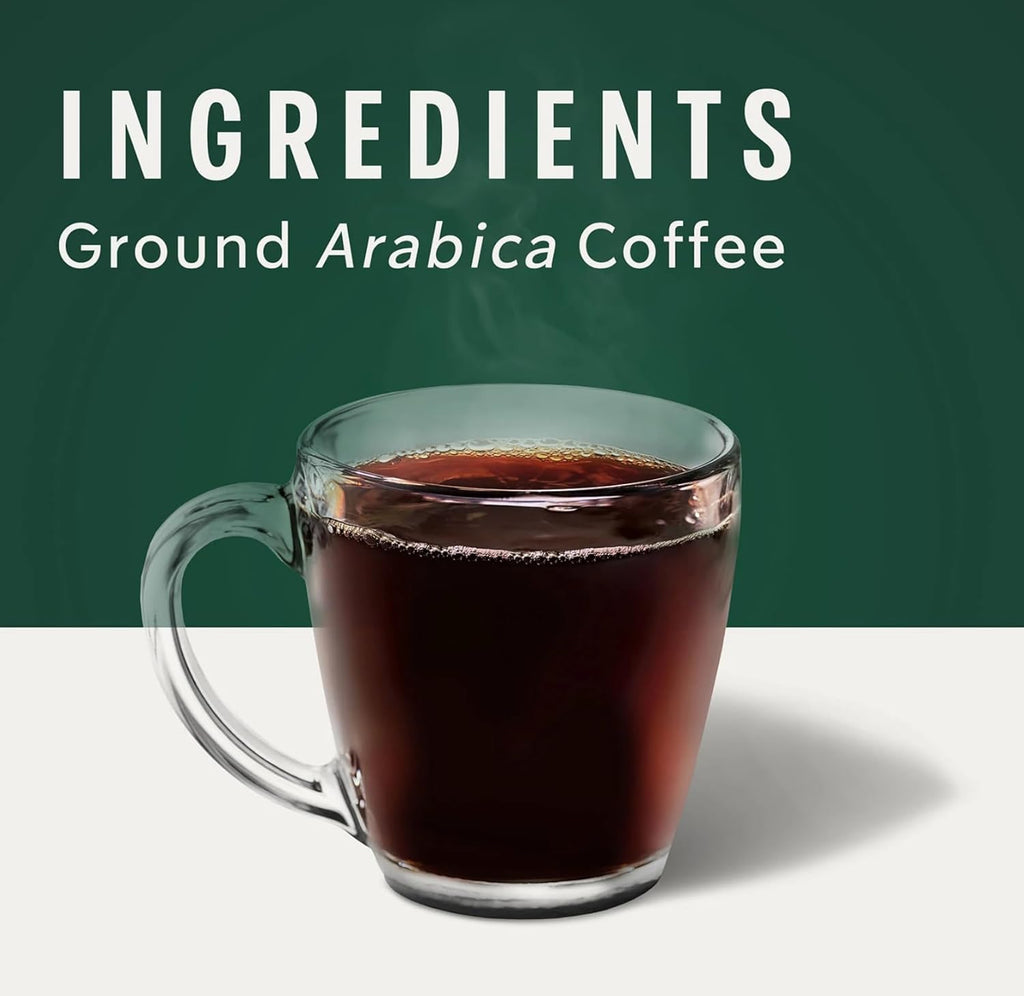 Starbucks French Roast Ground Coffee - Bold Flavor, Rich Aroma | 5 Pounds