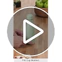 Konokyo 12 oz Insulated Stainless Steel Water Bottle - Macaron Green