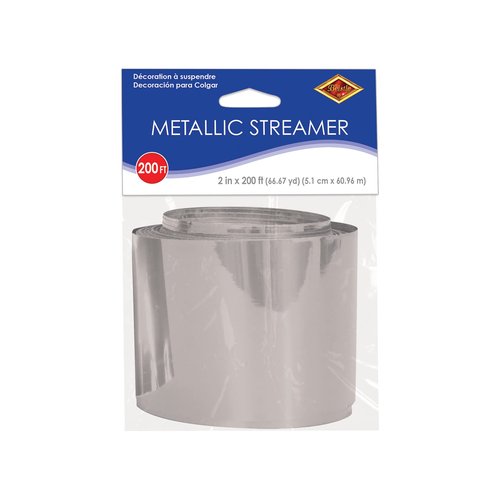 Silver Gleam 'N Streamer Metallized Streamer