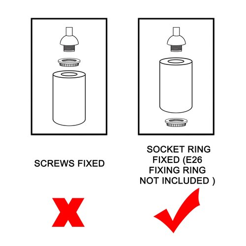 LAMP YU 3 Pack Clear Glass Shade Covers Replacements, 5.5in Height, 3.9in Diameter, 1.65in Fitter, Clear Cylinder Glass Lamp Shade Replacement Globe