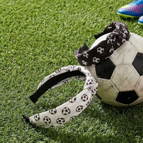 Exacoo 2PCS Soccer Headbands for Women and Girls Non-Slip Athletic Sports Headband