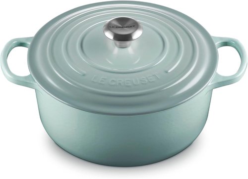 Le Creuset Enameled Cast Iron Cookware Set - 9-Piece in Elegant Sea Salt Finish