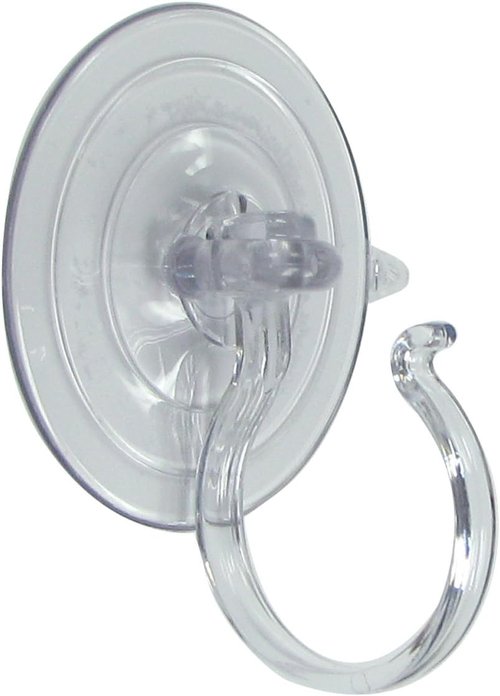 Adams Christmas Giant Suction Wreath Holder - Clear Design for Secure Holiday Decor
