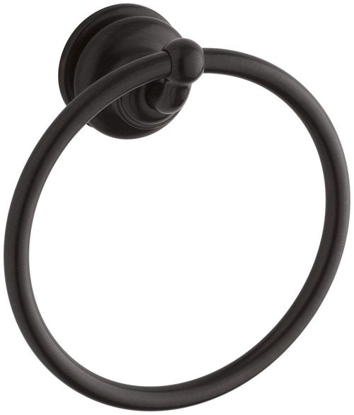 Kohler K-12165-2BZ Fairfax Bathroom Towel Ring, Oil-Rubbed Bronze