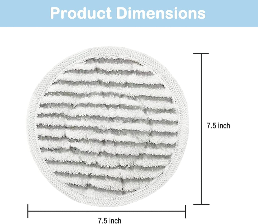 Shark S7001 Replacement Steam Mop Pads - 14 Pack All-in-One Scrubbing Pads for S7001, S8201, S7201 Series