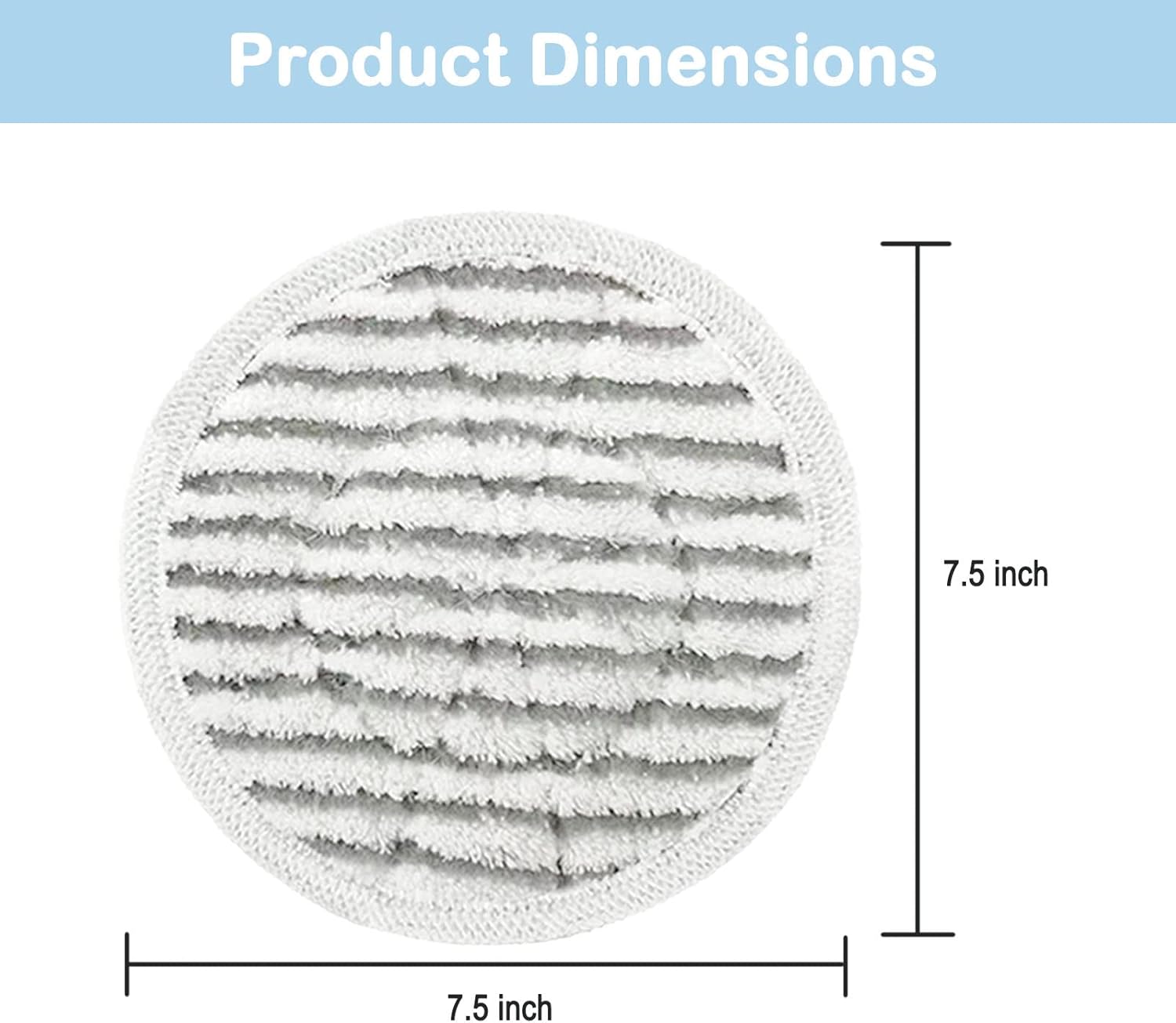 Shark S7001 Replacement Steam Mop Pads - 14 Pack All-in-One Scrubbing Pads for S7001, S8201, S7201 Series