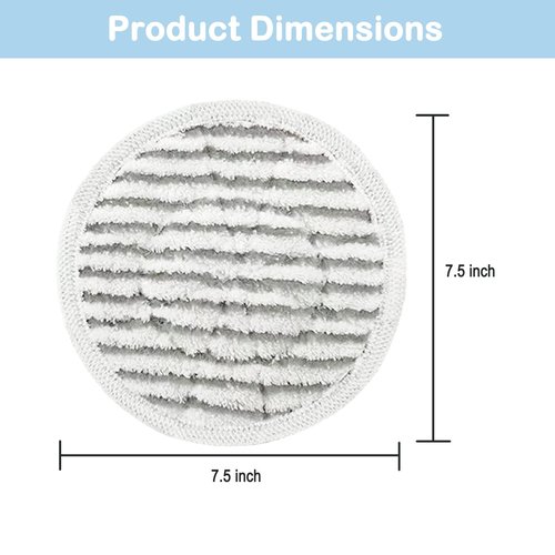 12 Pack S7001 Pads Replacement Steam Mop Pads for Shark S7001 S8201 S7000AMZ S8001 S7000 S7001TGT S7005 S7020 Series Steam Mop Pads,Steam & Scrub All-in-One Scrubbing Mop Pads,Compare Part #:XKITP7000