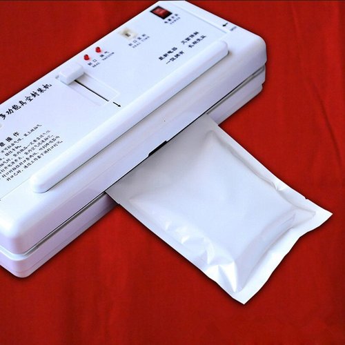 PABCK 1000 Pieces 2.4x3.5 inch (Inside Size 2x3.1 inch) White Metallic Mylar Foil Open Top Sealable Bags Vacuum Heat Seal Pouches for Food Storage Packaging with Tear Notches