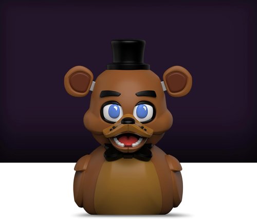 FNAF TUBBZ Freddy Fazbear Cosplaying Rubber Duck | Collectible Vinyl Figure