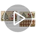 Holiday Wishes Mug Set of 4 - 18 oz Christmas Coffee Cups with Santa & Sentiments