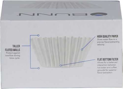 BUNN 100ct Coffee Filters - Perfect for 8-12 Cup Brewers | High-Quality, Durable Design