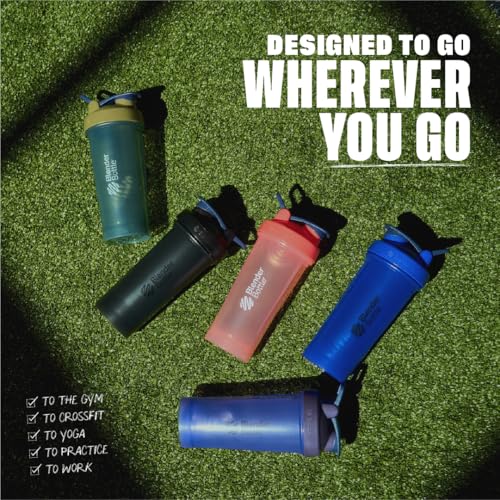 BlenderBottle Classic V2 Shaker Bottle - 20 oz Clear Protein Mixer