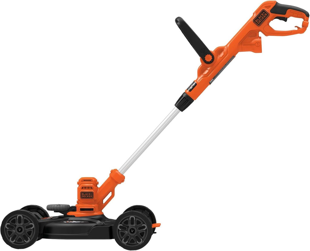 BLACK+DECKER 3-in-1 Electric Lawn Mower Combo - Corded 12-Inch, 6.5 Amp Weed Eater & Edger