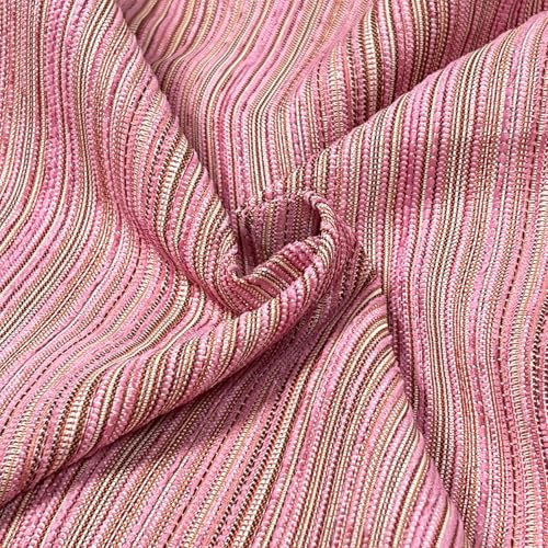 VAKADO Hot Pink Outdoor Chenille Pillow Covers 18x18 Set of 2 - Waterproof & UV Resistant