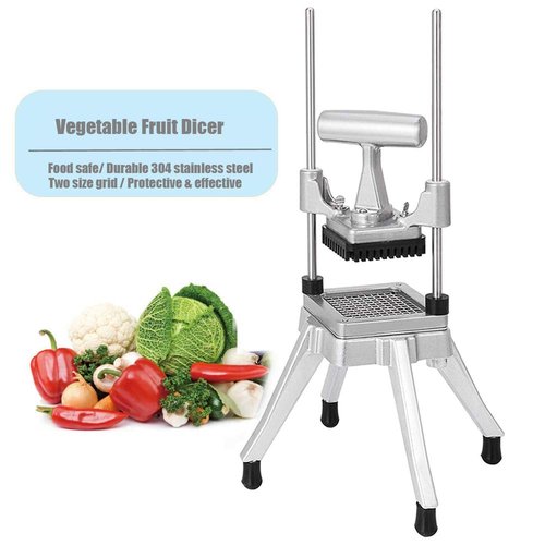 3/8" Blade Commercial Vegetable Fruit Dicer Onion Potato Tomato Slicer Chopper Peppers,Potatoes,Mushrooms Restaurant Quick Slicer Machine