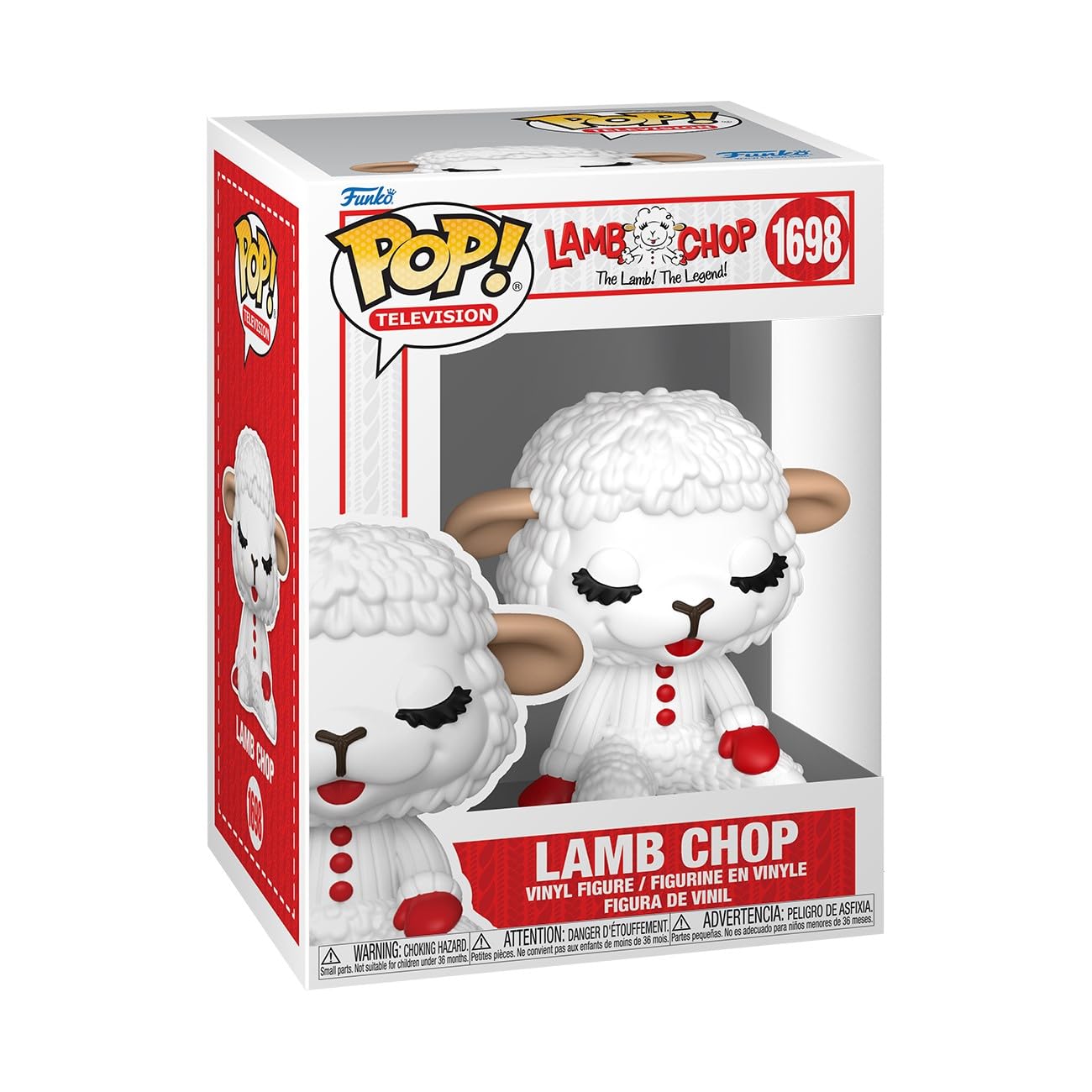 Funko Pop TV: LambChopPAL - Lamb Chop - Lamb Chop's Play Along - Collectable Vinyl Figure - Gift Idea - Official Merchandise - Toys for Kids & Adults - Cartoon/Animation Fans