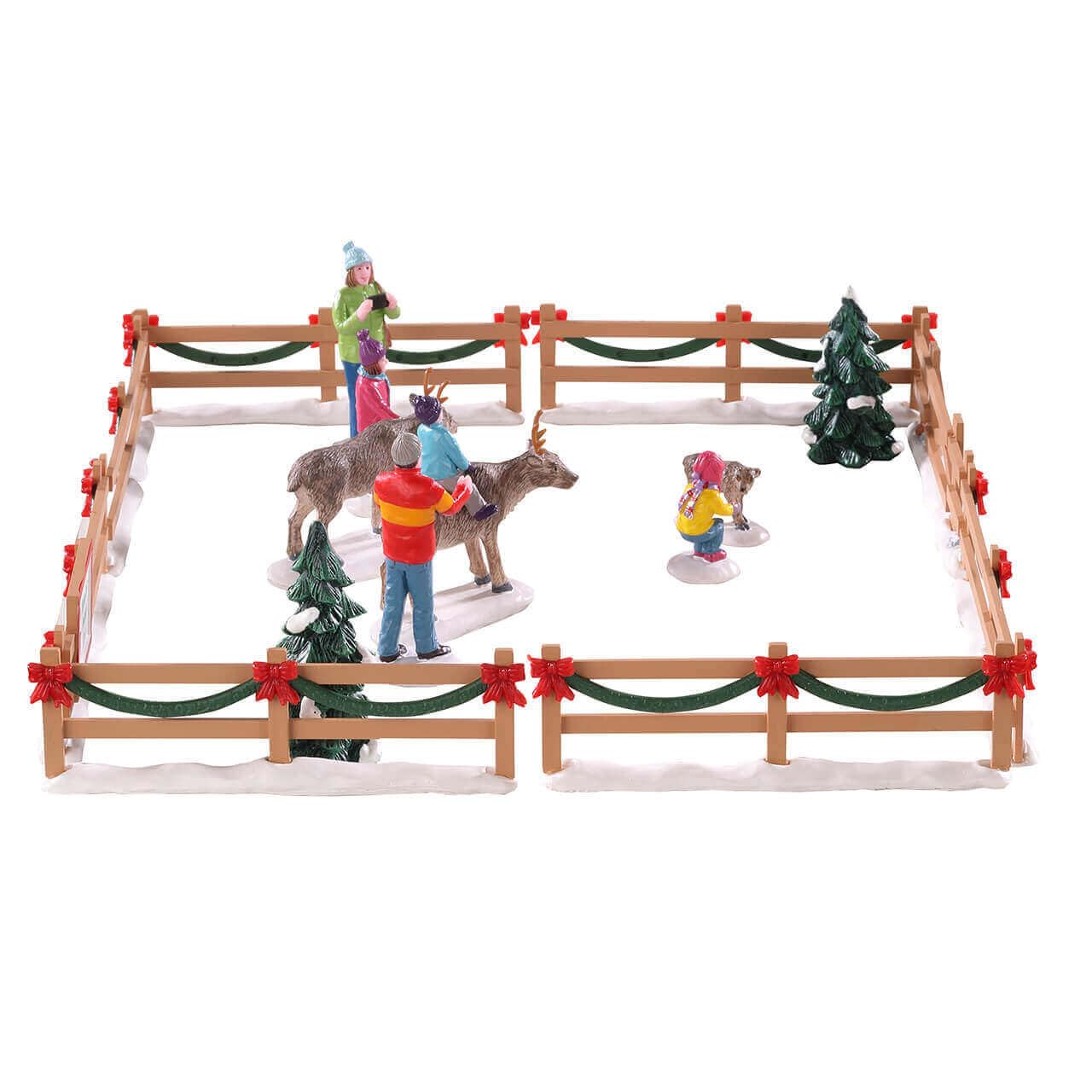 Lemax - Vail Village - Accessory: Reindeer Petting Zoo